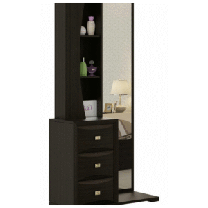 Stylish Dual-Tone Dressing Table with Mirror
