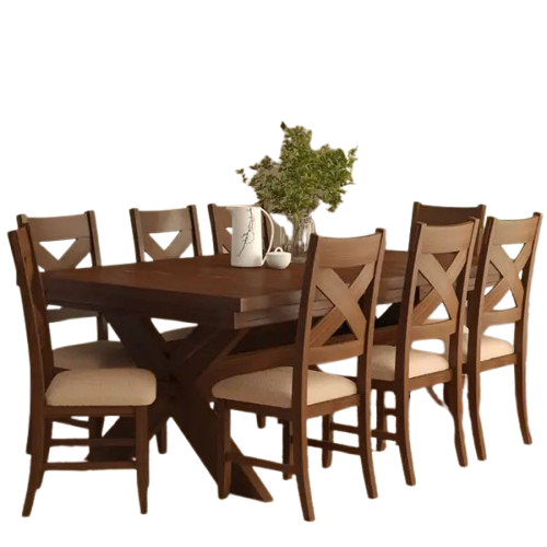 TimberCrest 8-Seater Dining Ensemble